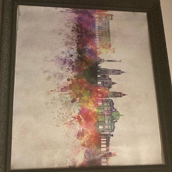 Mexico, Mexico City Watercolor Repositionable Sticker POSTER - Picture 2 of 3